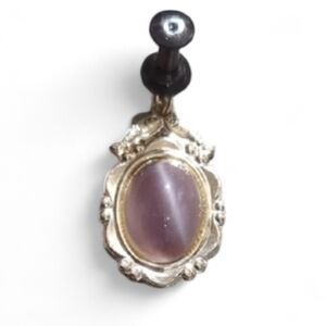 Elegant Purple and Silver Pendant